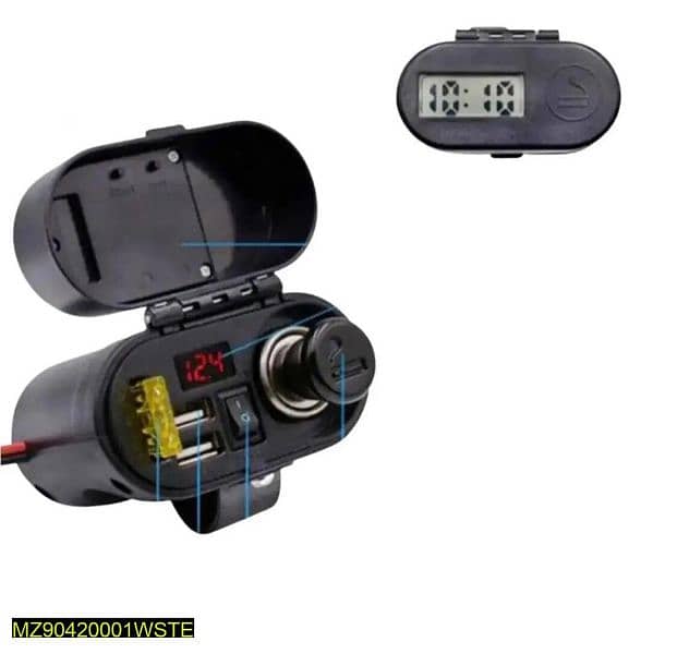 motorcycle bike USB mobile charger multi function 4 free home delivery 4