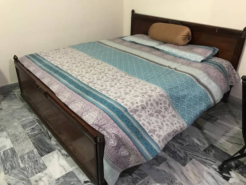Queen sized bed with master's mattress 1