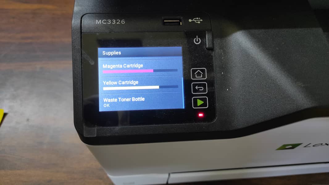 Lexmark MC3326 All in one commercial colour printer 8