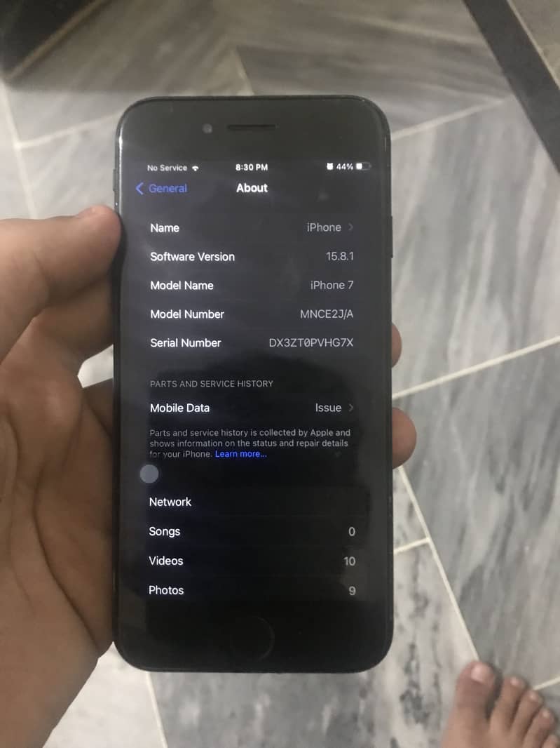 IPhone 7 non pta sim glitch  0311-048-5408 whtasapp and local call 6