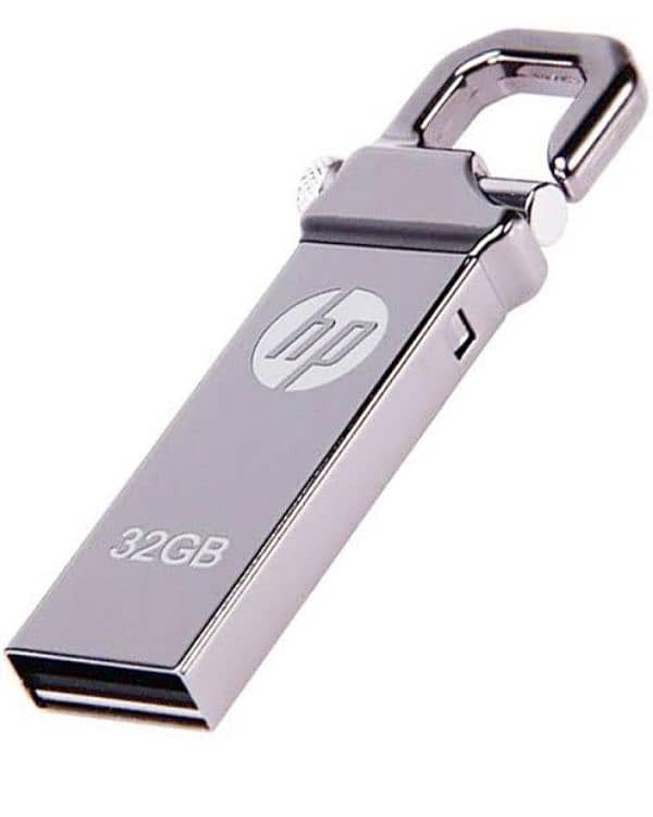 HP, Samsung USB 32GB 64GB 128Gb 256gb 512 gbFlash Drive - Metallic 0
