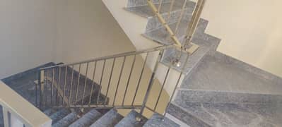 STAIRS RAILING IN STAINLESS STEEL