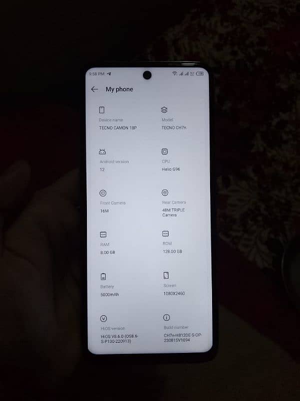 tecnno cammon 18p 2