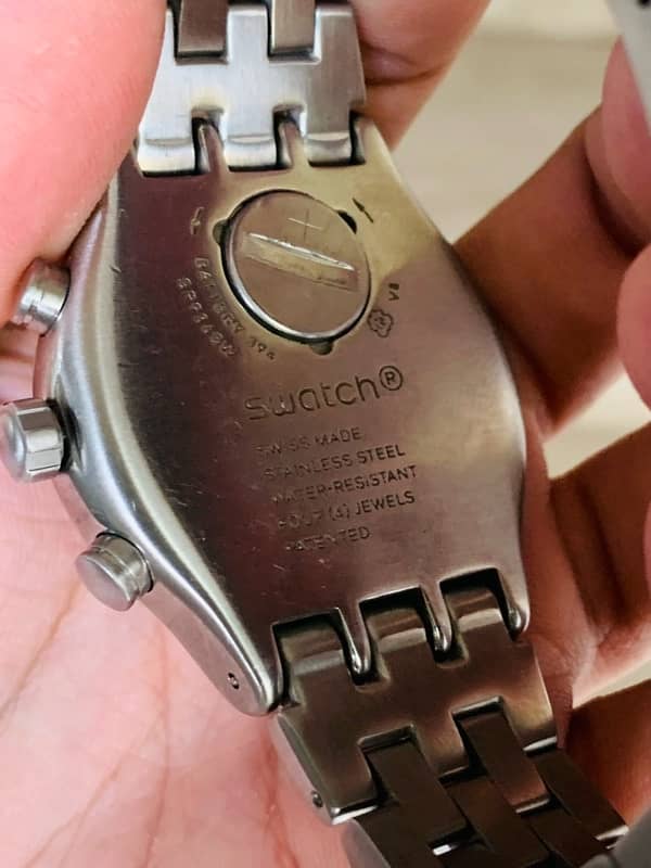 Swatch $$ Men’s Chronograph With Tachymeter Original Swiss Watch 44mm 2