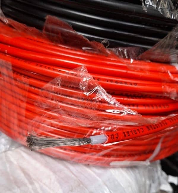 6 mm single core tin copper xlpe pvc dc solar cables 1