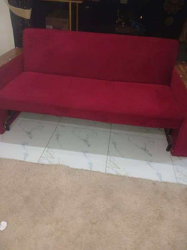 it's a double bed and sofa 1