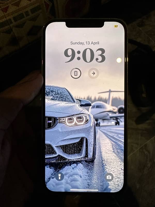 Iphone 12 pro max pta dual sim golden colour with box and cable 0