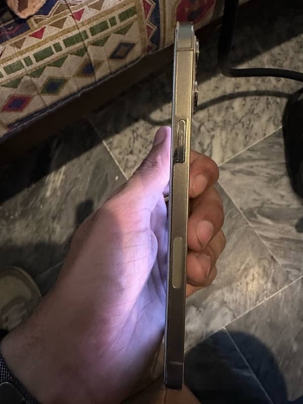 Iphone 12 pro max pta dual sim golden colour with box and cable 2
