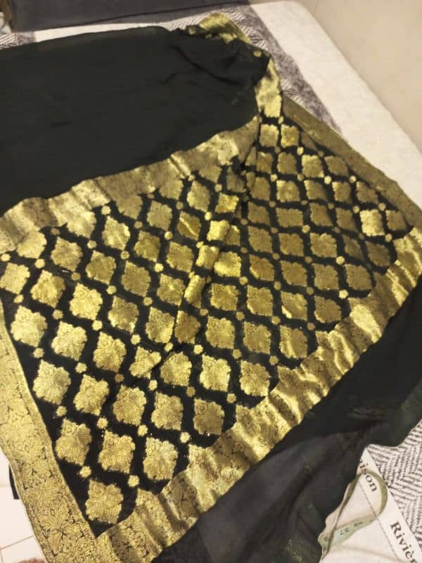 Black Banarsi Saree in 5k 1