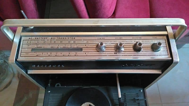 old antique national panasonic vinyl records players 2
