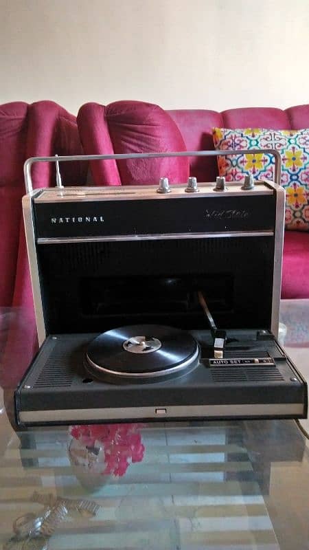 old antique national panasonic vinyl records players 0