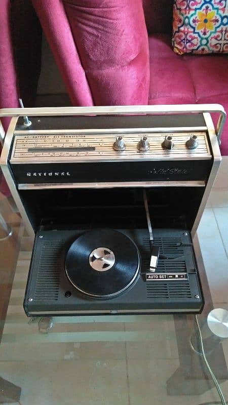 old antique national panasonic vinyl records players 4