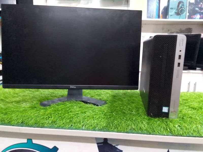 HP desktop core i5 9th generation 8gb ram 500gb hard with led 0