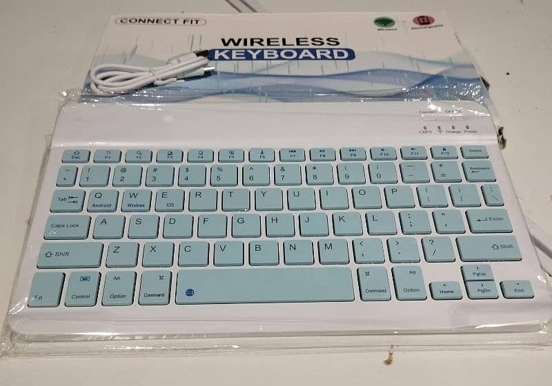 Ultra-Slim Rechargeable Wireless Keyboard 0