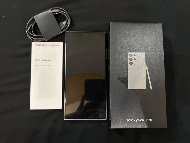 Samsung S24 Ultra Factory Unlocked 12/256gb Titanium Grey 0
