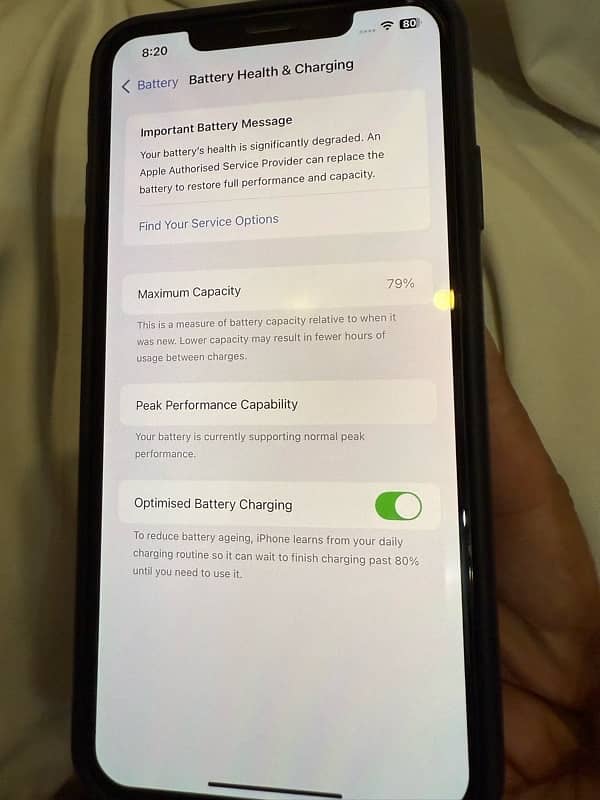 iphone xs max 256 jv 6