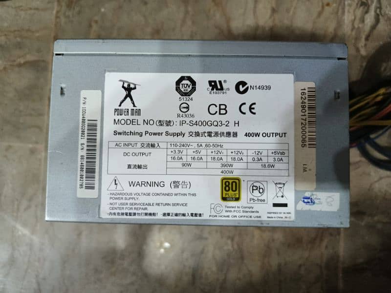 400W Power Supply only slightly used 1