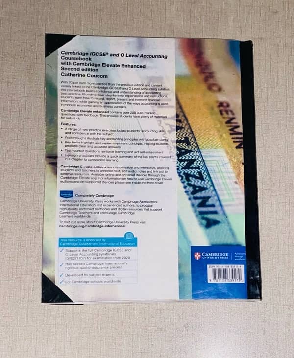 IGCSE & O level Accounting Coursebook by Catherine Coucom 0