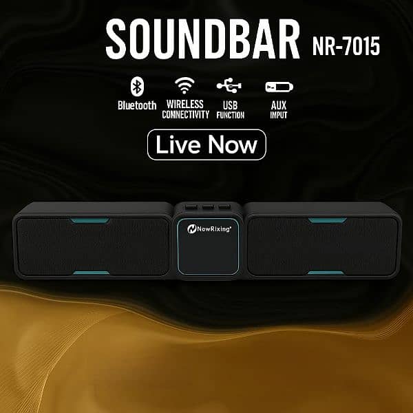 Bluetooth speakers and portable sound bar NewRixing NR-7015 4