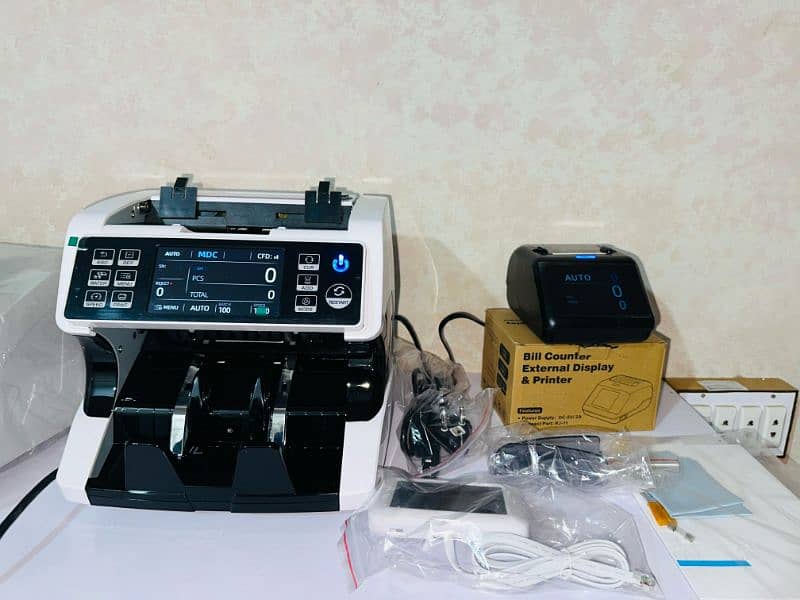 Fast Cash counting machine, note counting machine Pakistan,Mix value 1 0