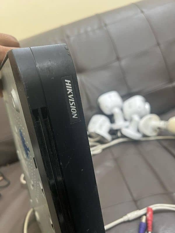 Hikvision 8ch DVR 8mp with 8 cameras 8mp swan 4
