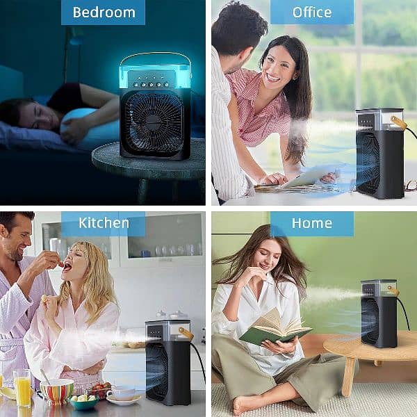 Electric Mist Fan Air Conditioner Humidifier Order Call: 03024531021 4