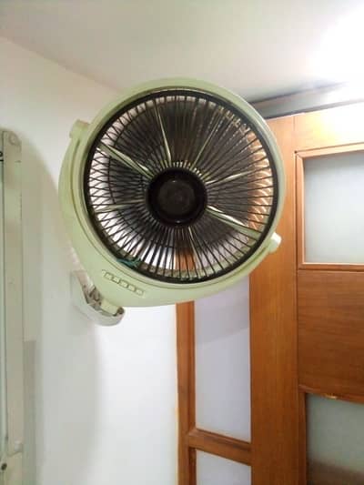 grill wall mounted bracket fan