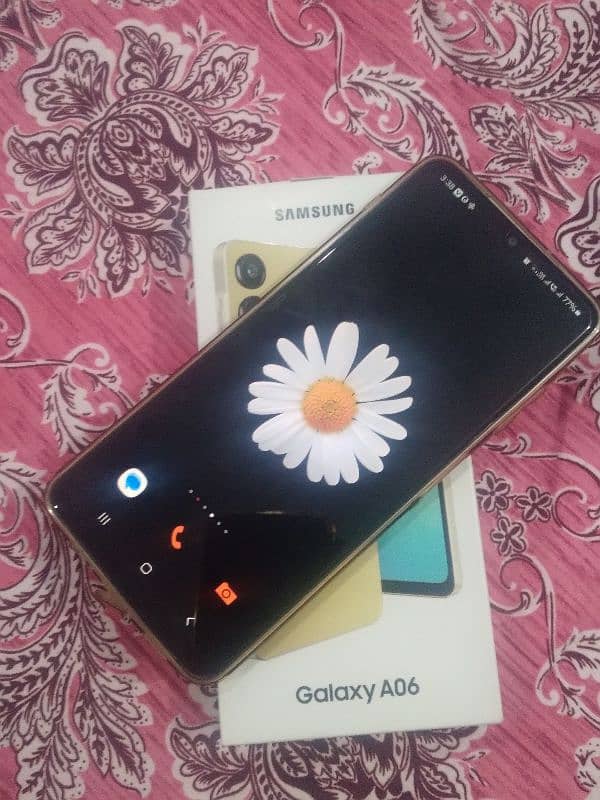 SAMSUNG A06 Mobile new Mobile 4/64 Gb just Box open one year warranty 1