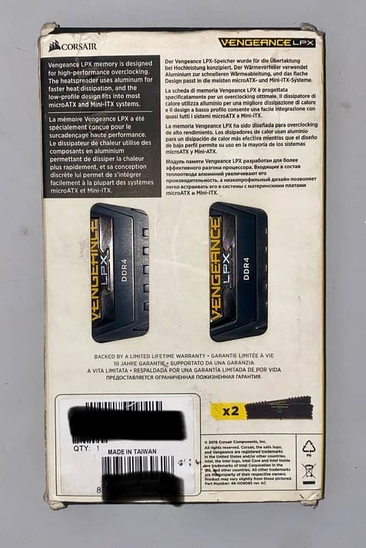 COSAIR Vengeance 16 Gb DDR4 1