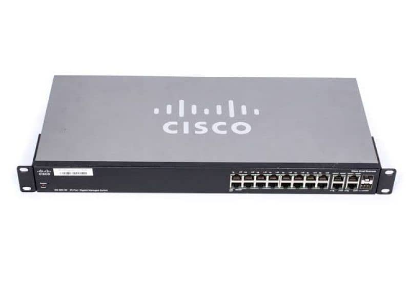 Cisco SG300-20 20-Port Gigabit Managed Switch 0