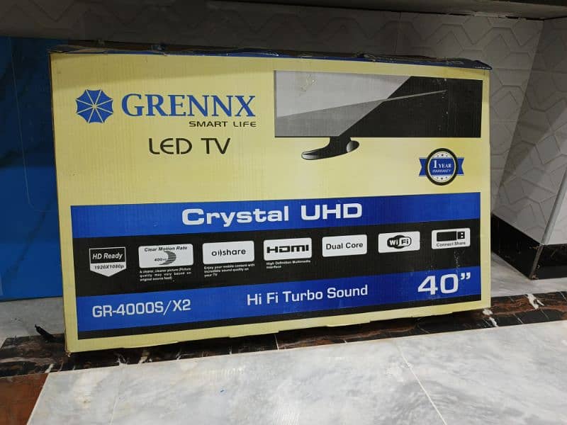 greenx androide led 40 inch 10/10 7