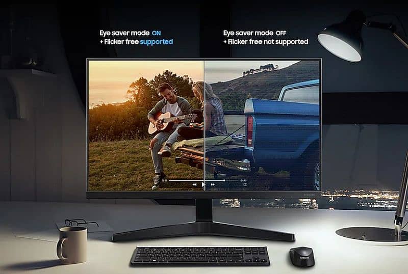Samsung 22” T35F FHD IPS 75Hz AMD FreeSync 3-Sided Borderless led. 7
