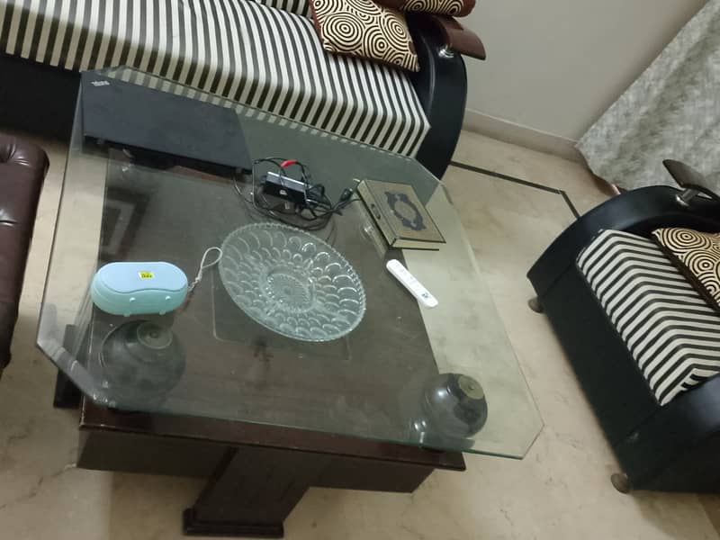 5 Seater sofa with center table 4