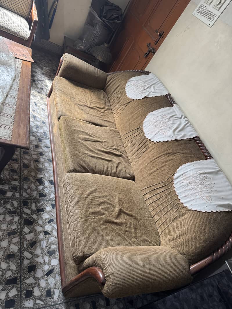 3 seater and single 1 1 seater sofa and 2 chair for sale. 1