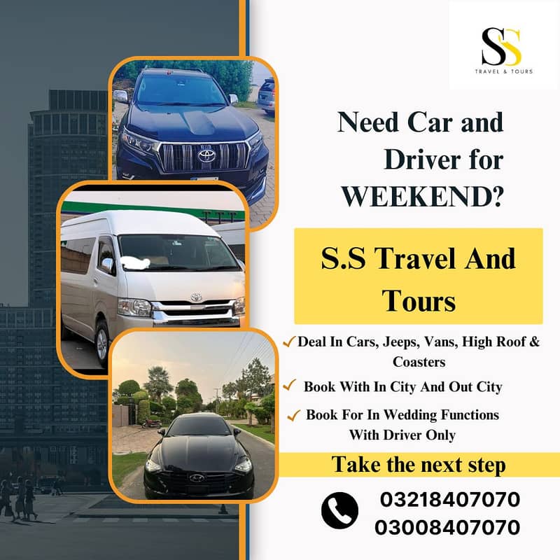 rent a car every, sonata ,high roof,coasters,jeeps,prado,service 24/7 0
