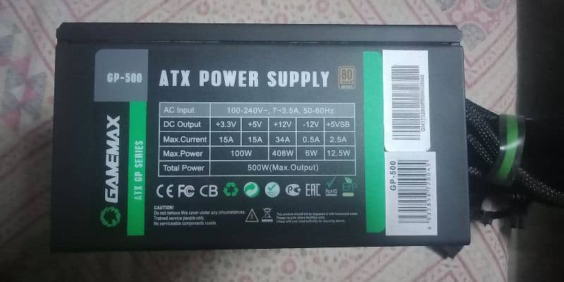 Gamemax power supply 500 W GP series 4