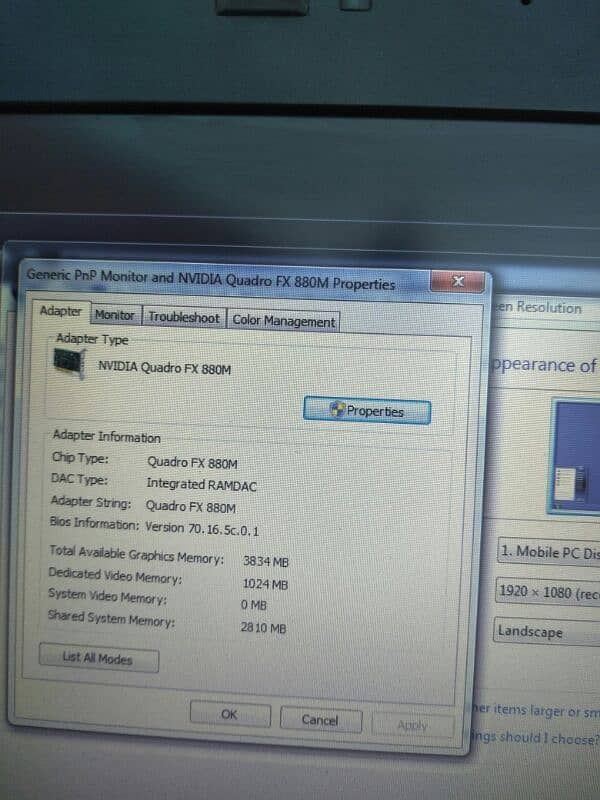 Laptop gaming Dell core i7 12