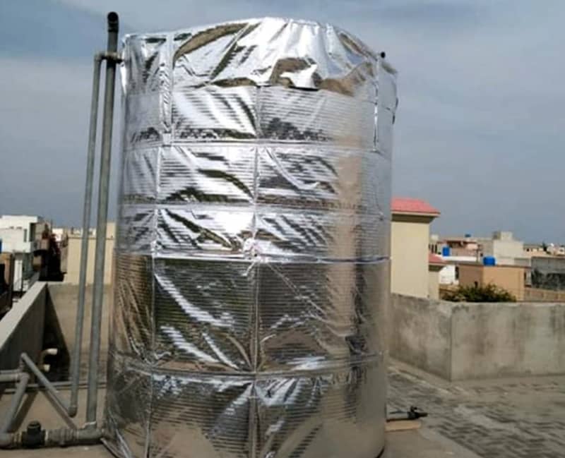 Water tank leakage |Roof heat proofing | Water tank jacket |Insulation 1