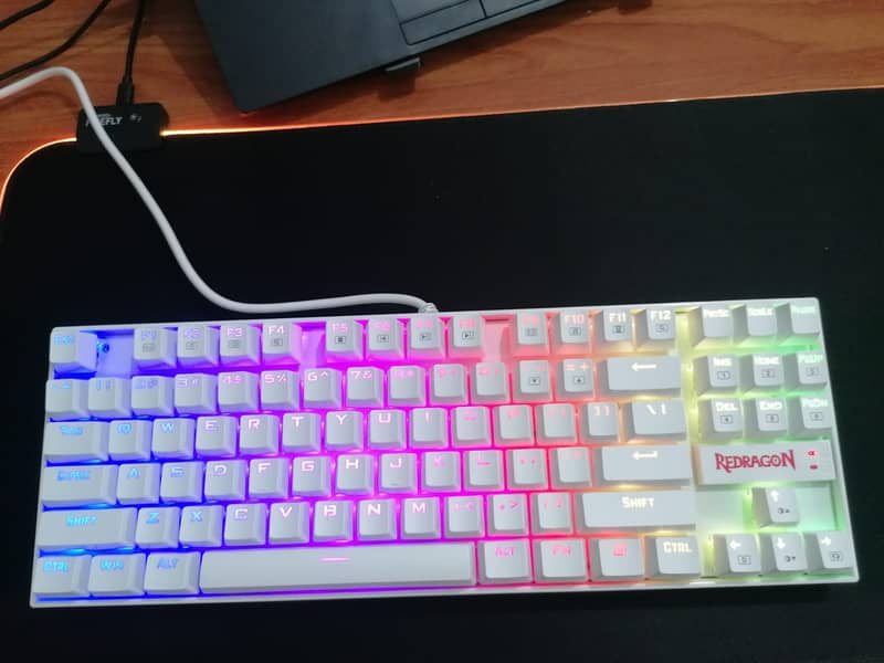 Redragon KUMARA RGB Mechanical Gaming Keyboard K552W (White) 0