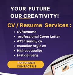 I will create ATS CV and cover letter for you