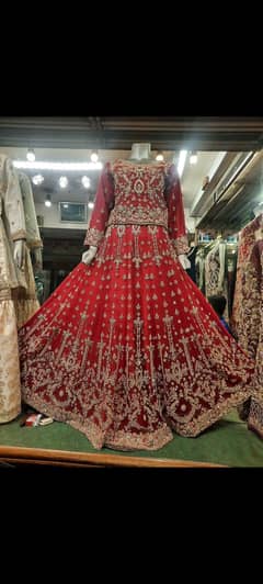 Red bridal wear