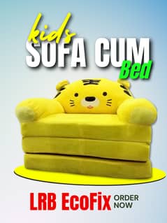 Kids 3 Layers Folding Sofa Cum Bed