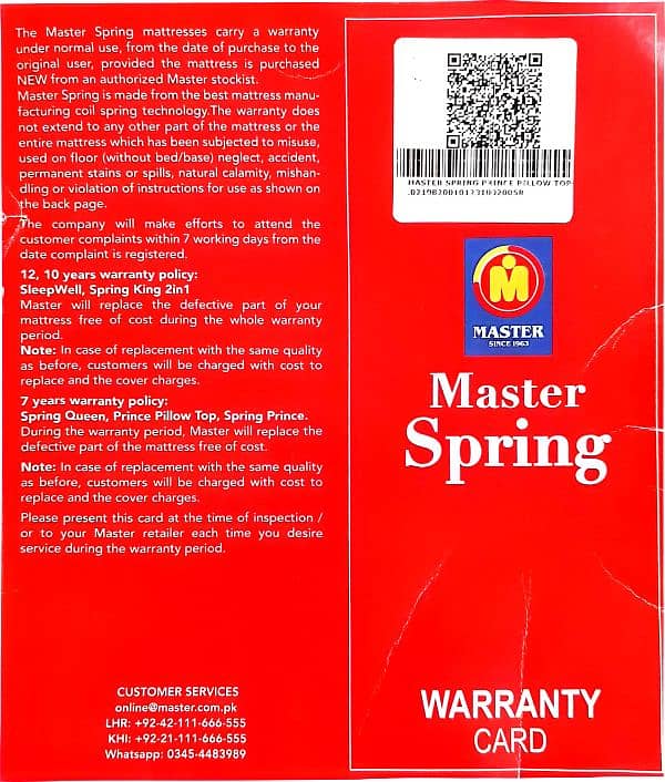 Master # Spring # Mattress # Double # Layer 7