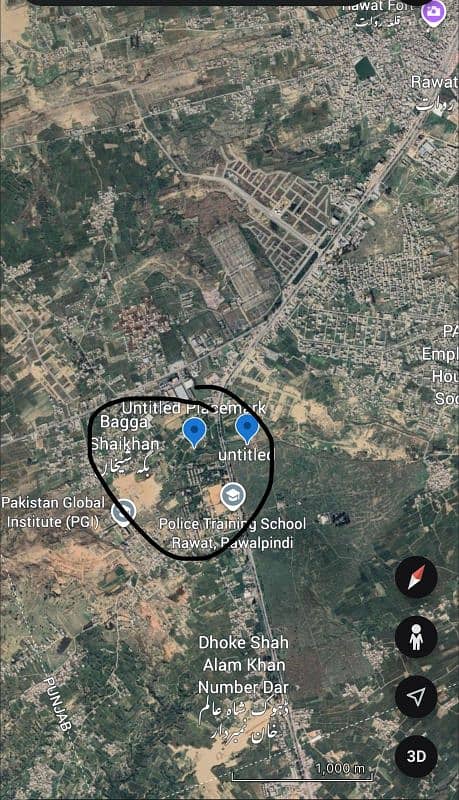 Building With Land For Rent On GT Road Rawat RWP 2