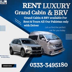 Rent A Car In Karachi/Car Rental/Tours & Travel/Events/Grand Cabin/BRV