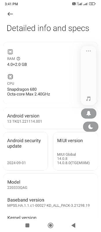 redmi 10c 4+2/128gb A1 condition 5