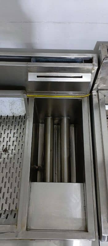 deep fryer 2 tube with chimpdum single basket 16 litre pizza oven 2