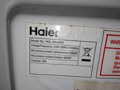Haier oven