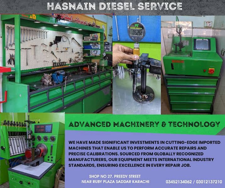 Diesel Injector Repair High Pressure Pump - Heavy Tractor Buses Cranes 4