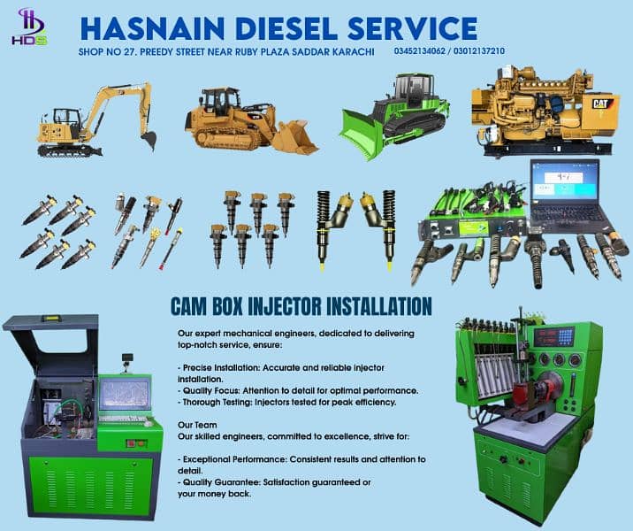 Diesel Injector Repair High Pressure Pump - Heavy Tractor Buses Cranes 6